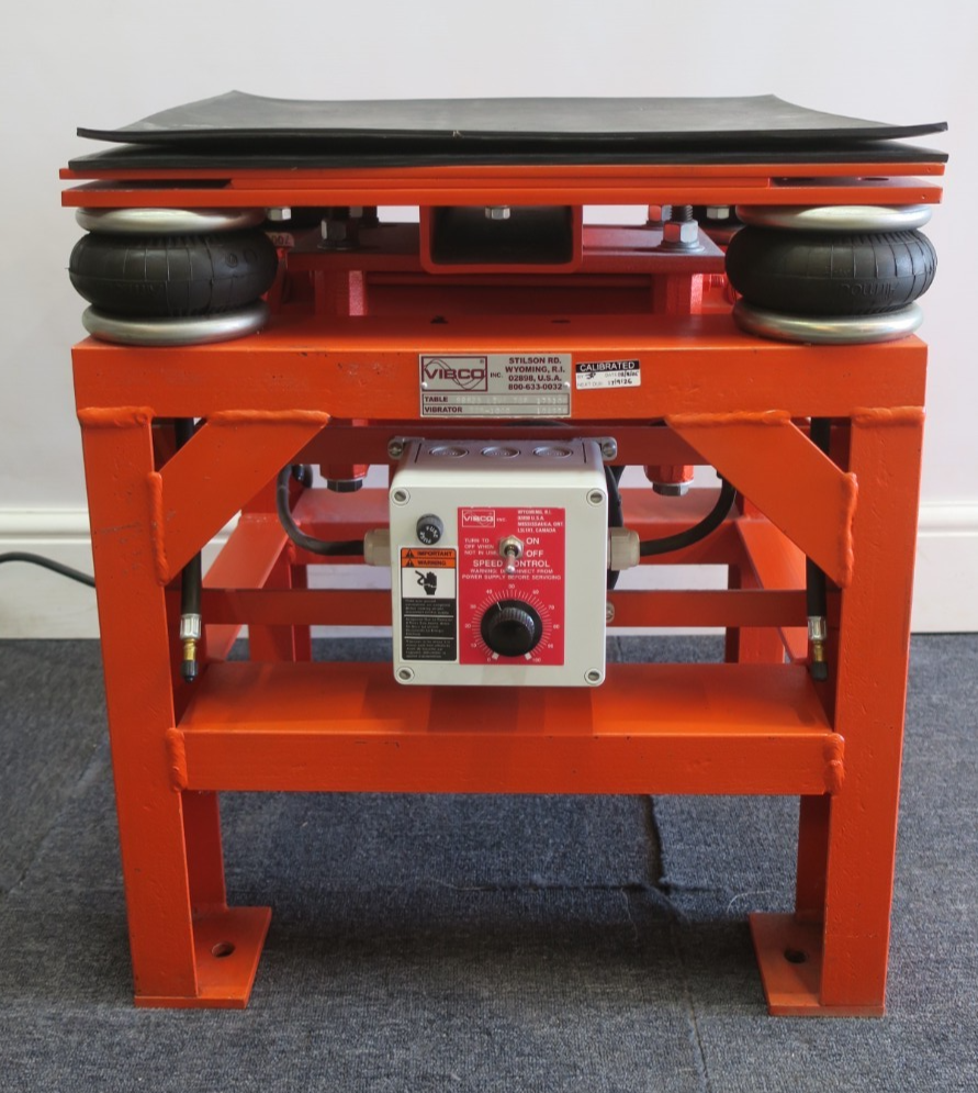 Vibco 99823 LiveTop Vibrating Test Table Bench SCR1000 115V 500mm x 500mm0