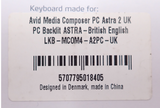 New Logickeyboard Avid Media Composer Wired USB Keyboard LKBMCOM4A2PCUK4
