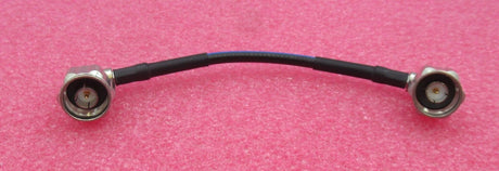 15 cm / 6 Zoll N-Stecker rechtwinklig auf N-Stecker rechtwinklig, halbflexibles Präzisionskabel
