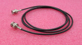 BNC-Stecker gerade zum BNC-Stecker gerade 1,6 m schwarzes Koaxial-HF-Kabel