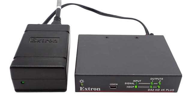 Extron DA2 HD 4K PLUS 60 1607 01 2 Output 4K / 60 HDMI Distribution Amplifier0