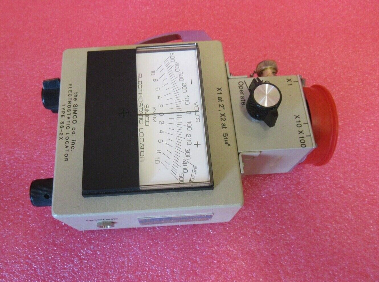 Simco SS-2X Elektrostatisches Ortungsfeldmeter mit Koffer