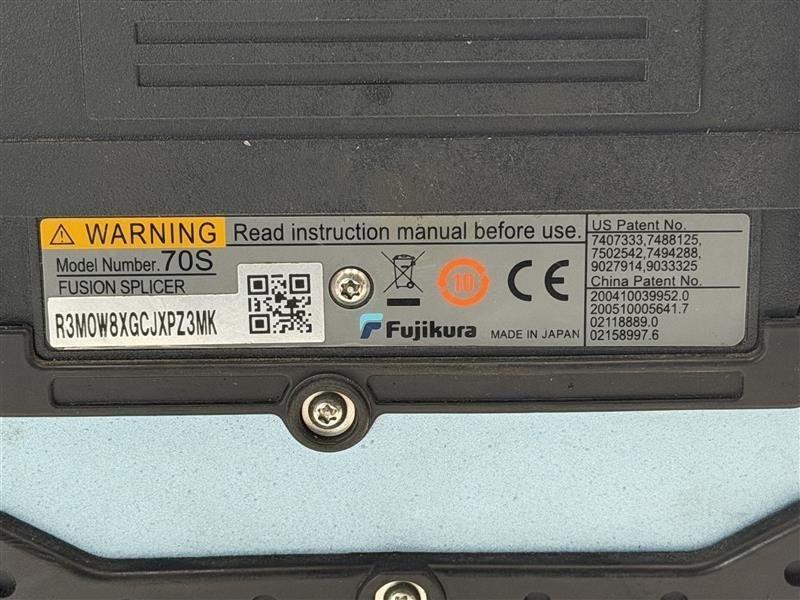 Fujikura FSM 70S Single Fiber Core Alignment Fusion Splicer + Carrying Case9
