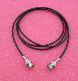 BNC-Stecker gerade zum BNC-Stecker gerade 1,6 m schwarzes Koaxial-HF-Kabel