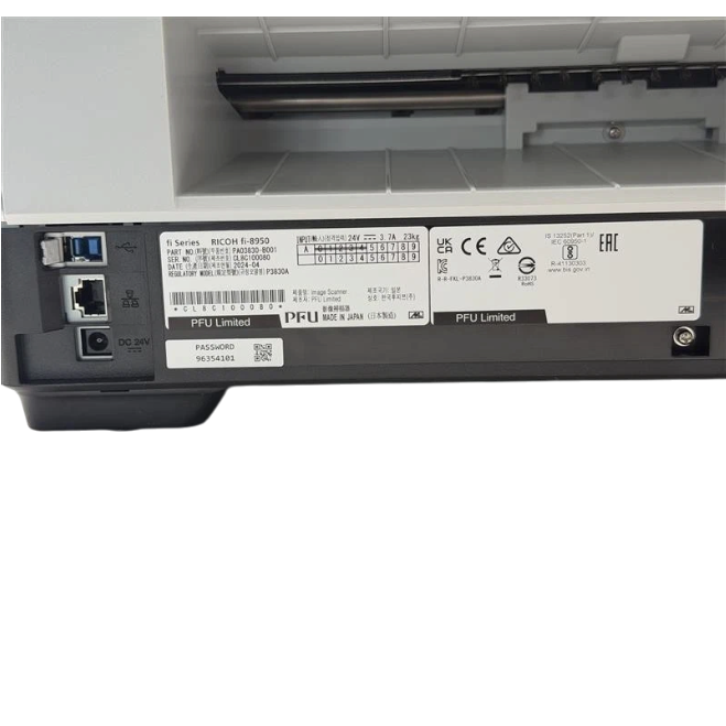 Ricoh FI 8950 150ppm 750Sheet ADF Duplex A4 A3 Production Scanner PA03830 B00116