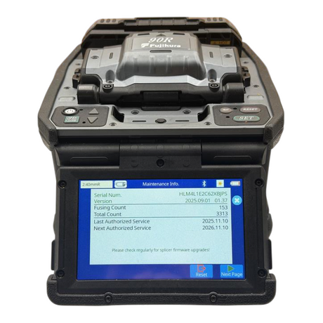 Fujikura FSM 90R Mass Fusion Splicer 16 Fibre Ribbon + CT 50 Cleaver + 2x RS031
