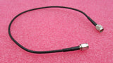 Câble coaxial RF noir 330 mm avec fiche SMA mâle droite vers fiche SMA mâle droite