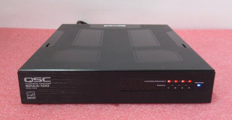 QSC SPA4-100 Vierkanaliger 400-W-Low-Z/High-Z-Verstärker für die Q-SYS-Plattform