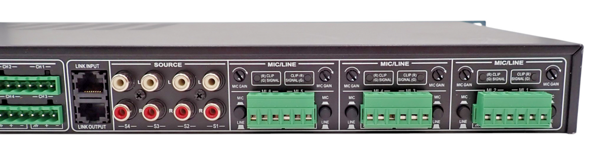 DBX ZonePRO 1261m DBX1261MV-EU 12x6 Digital Zone Processor 1U 19" Rackmount6