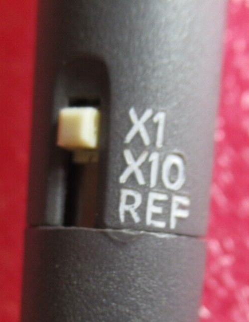 Aktiver passiver Oszilloskop-Tastkopf 250 MHz BNC-Anschluss - X1 X10 REF