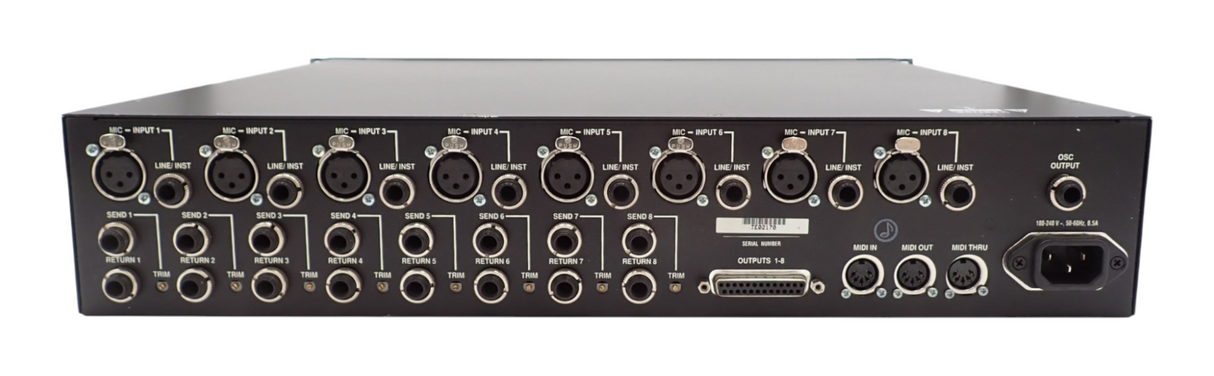 Avid Digidesign PRE MP008 8-Channel Remote Controlled Mic Preamp Silver / Blue6