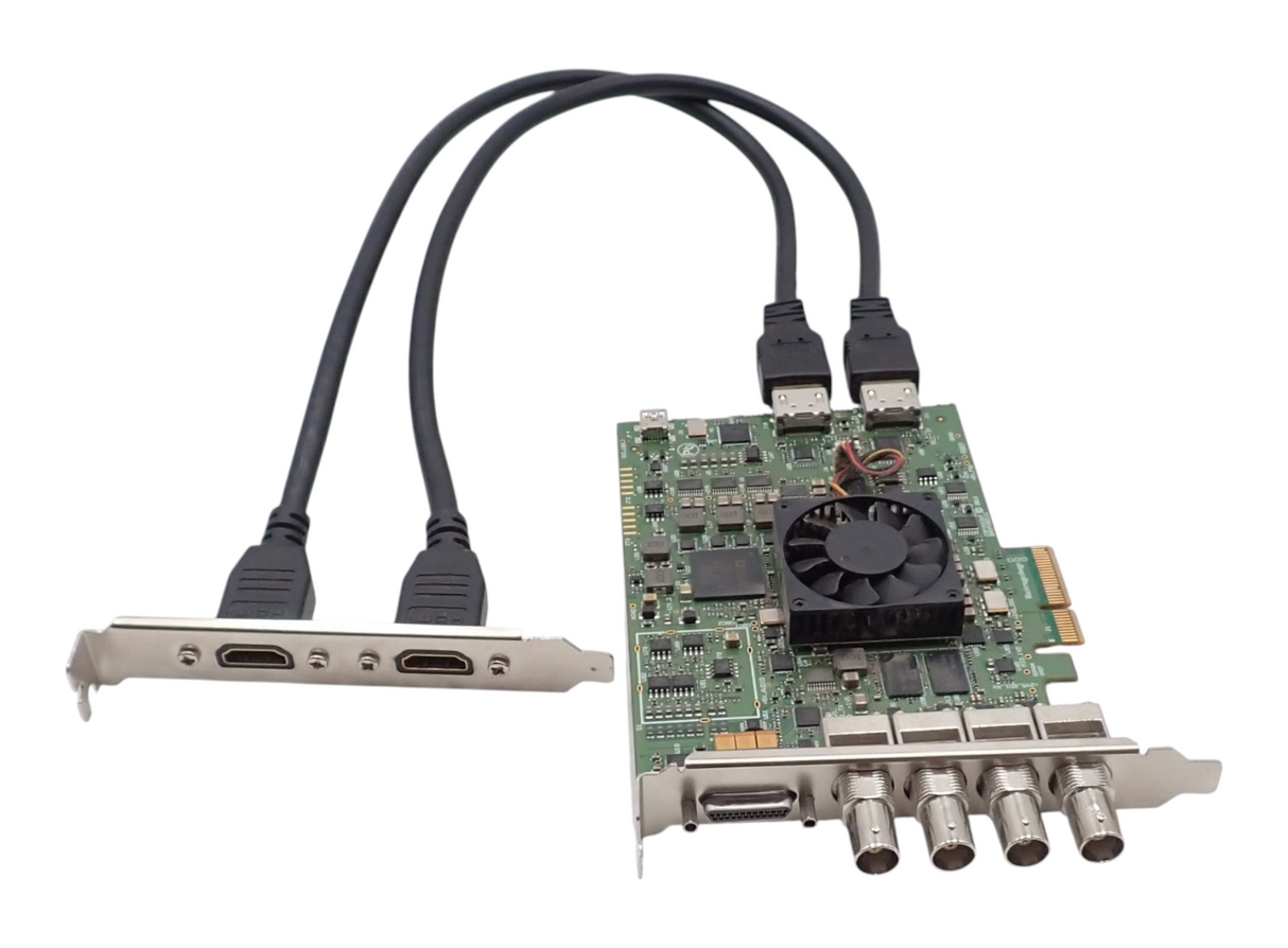 Blackmagic Design DeckLink 4K Extreme SDI Capture Card + HDMI Slot & Cables4