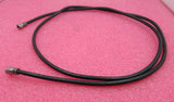 Konvolut 2 x F-Stecker auf F-Stecker, 1,6 m, schwarz, HF-Koaxialkabel