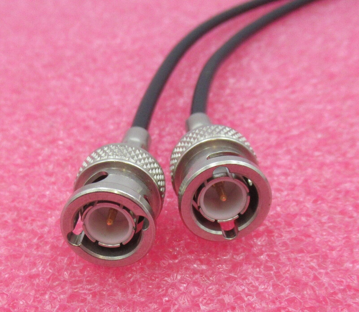 BNC-Stecker gerade zum BNC-Stecker gerade 1,6 m schwarzes Koaxial-HF-Kabel