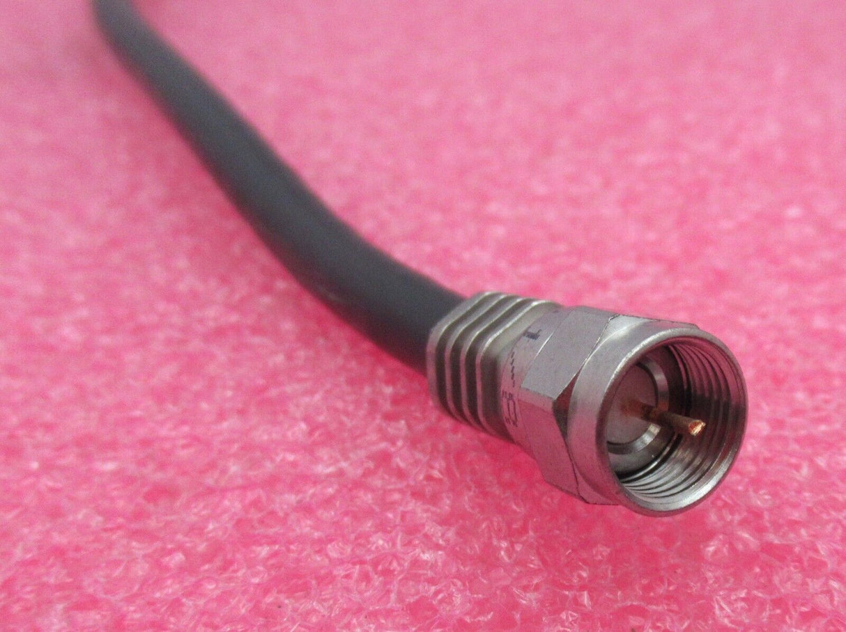 Konvolut 2 x F-Stecker auf F-Stecker, 1,6 m, schwarz, HF-Koaxialkabel