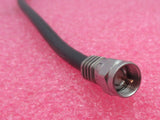 Konvolut 2 x F-Stecker auf F-Stecker, 1,6 m, schwarz, HF-Koaxialkabel