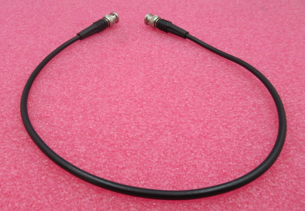 BNC-Stecker männlich gerade zum BNC-Stecker männlich gerade 600MM schwarzes Koaxial-HF-Kabel