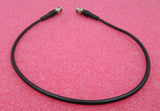 BNC-Stecker männlich gerade zum BNC-Stecker männlich gerade 600MM schwarzes Koaxial-HF-Kabel