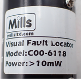 Job Lot 2 x Mills C00 6118 Fibre Optic Visual Fault Locator 10mW In Pouch8