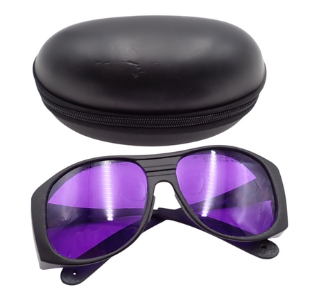 Laser Physics 190400nm + 576600nm OD6+ Laser Safety Glasses  Goggles Purple1