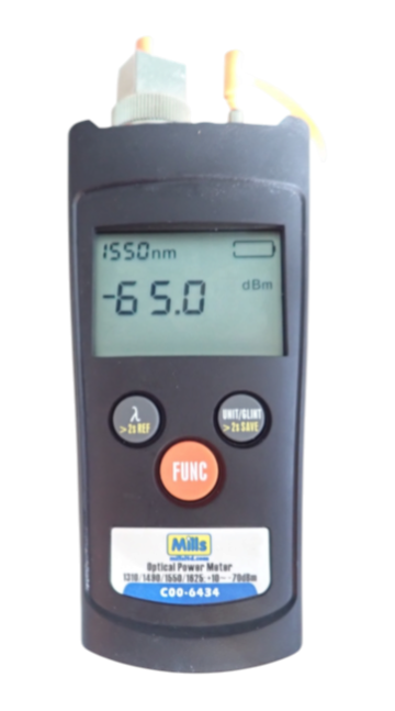 Job Lot 3 x Mills Optical Power Meter with 1mW VFL C00 1887 + 1x Case5