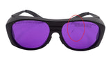Laser Physics 190400nm + 576600nm OD6+ Laser Safety Glasses  Goggles Purple16