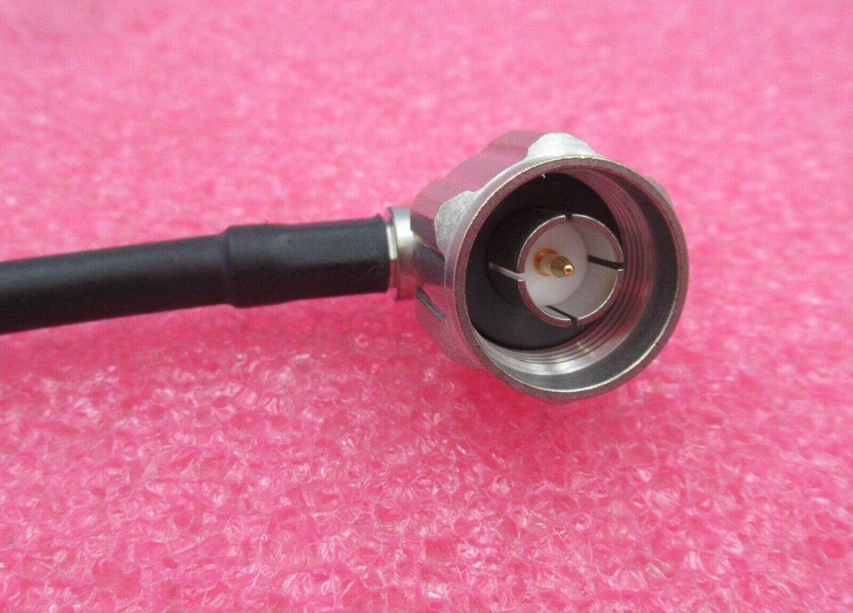 15 cm / 6 Zoll N-Stecker rechtwinklig auf N-Stecker rechtwinklig, halbflexibles Präzisionskabel
