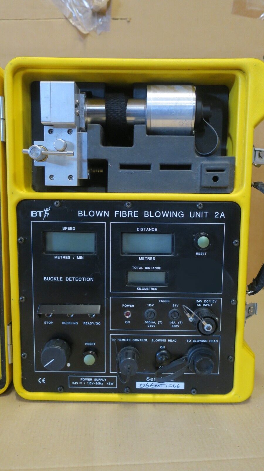 Emtelle 7779 BT 2A Blown Optical Fibre Cable Blowing Unit 55m/min 110V 24VDC