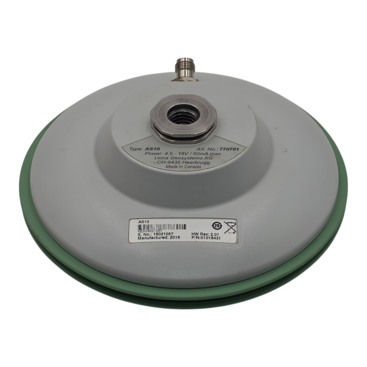 Leica AS10 GNSS Antenna Triple Frequency Geodetic GPS GLONASS Galileo RTK PPK5