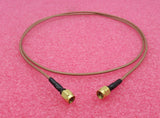 SMA-Stecker gerade auf SMA-Stecker gerade 1M braunes Koaxial-HF-Kabel