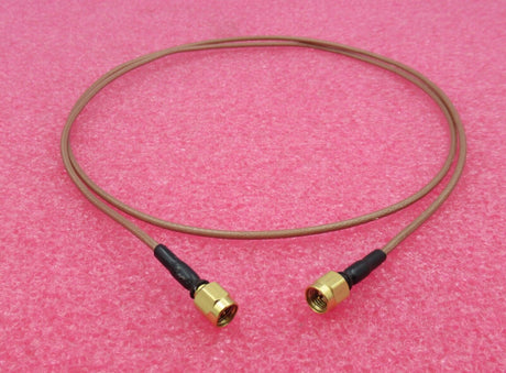 SMA-Stecker gerade auf SMA-Stecker gerade 1M braunes Koaxial-HF-Kabel