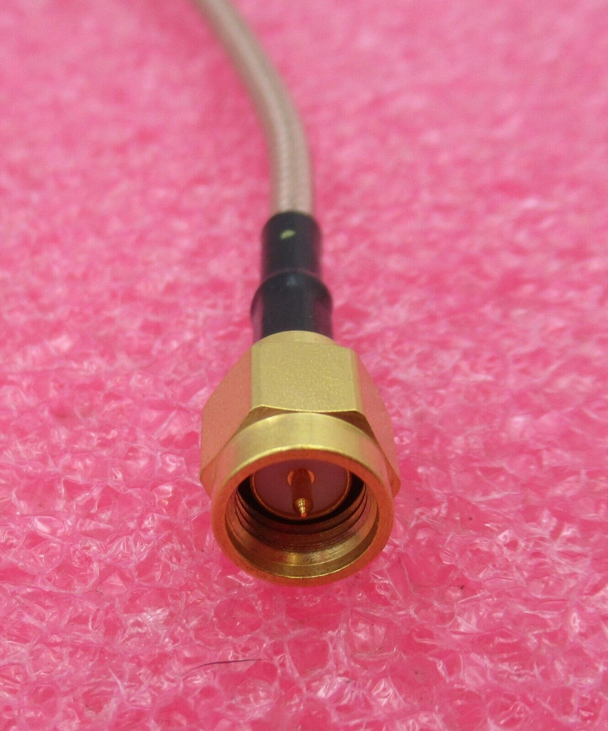 5 x SMA-Stecker gerade - SMA-Stecker gerade 300 mm braunes Koaxial-HF-Kabel