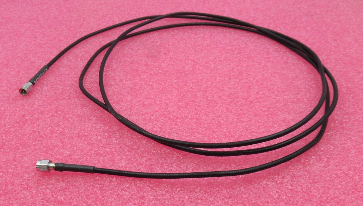Câble coaxial RF noir 2 m avec fiche SMA mâle droite vers fiche SMA mâle droite