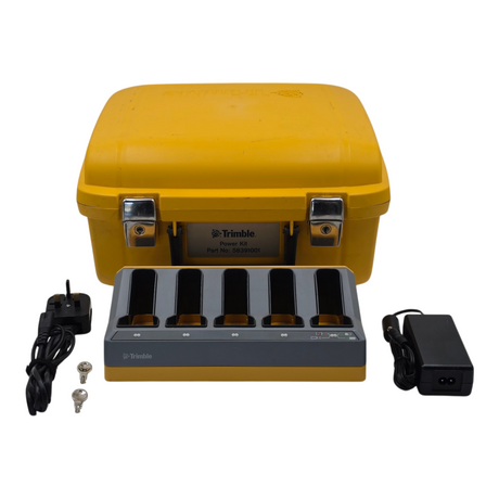Trimble TRM 57550 00 5 Bay Multi Battery Charger for Total Station Batteries0