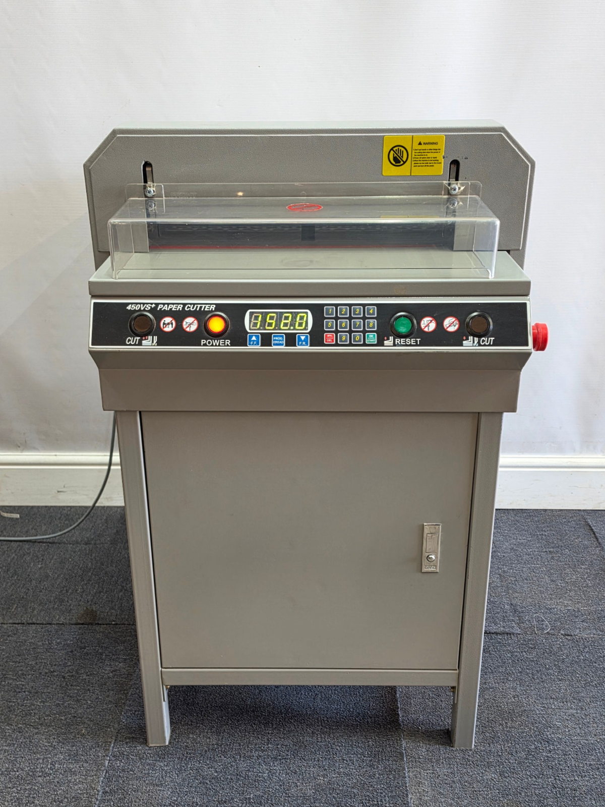 GAPS 450VS+ Electric Paper Guillotine Cutter A3 450mm 40mm Stack Digital Display0