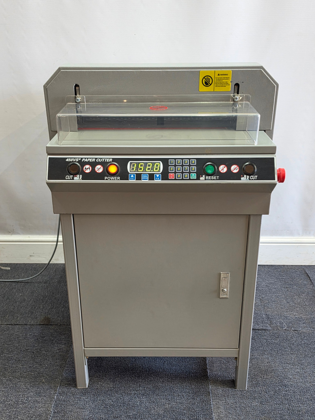 GAPS 450VS+ Electric Paper Guillotine Cutter A3 450mm 40mm Stack Digital Display0