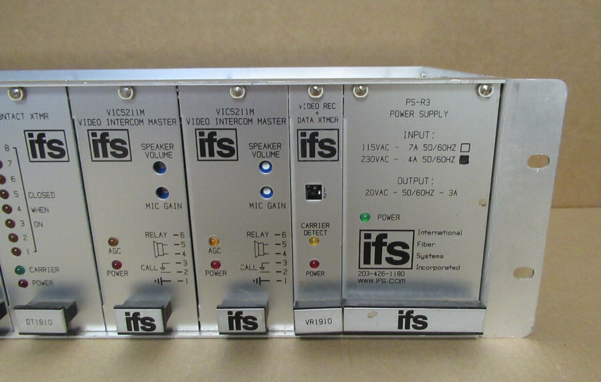 IFS R3 Rack Mount Card Cage 3U 14-Slot Chassis  7 x VR1910 2 x VIC5211M