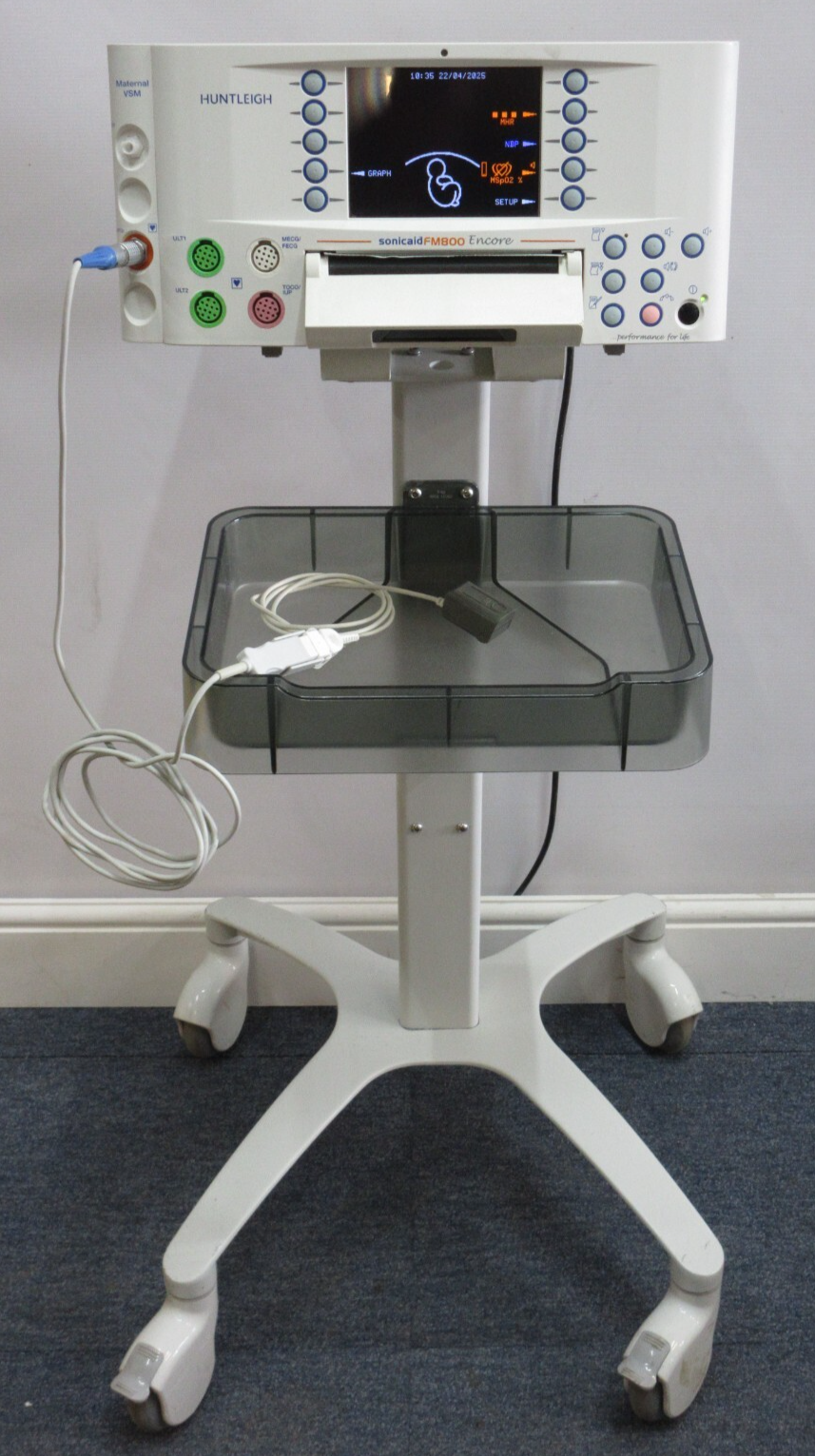 Ctg Machine Spo2 Probe Huntleigh Sonicaid FM830 Encore Fetal Maternal SPO2 Cardiotocography M ...
