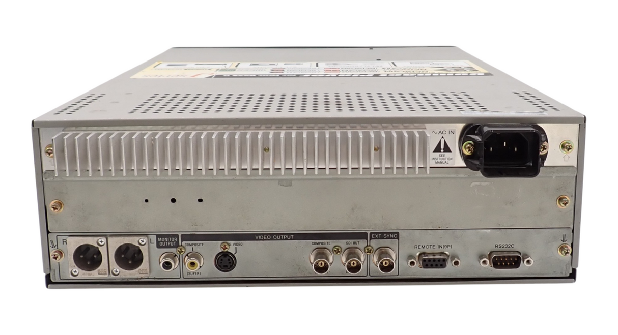 Sony J-3 Compact Multi-Format Tape Player SDI DigiBeta Player Betacam  BetacamSP4