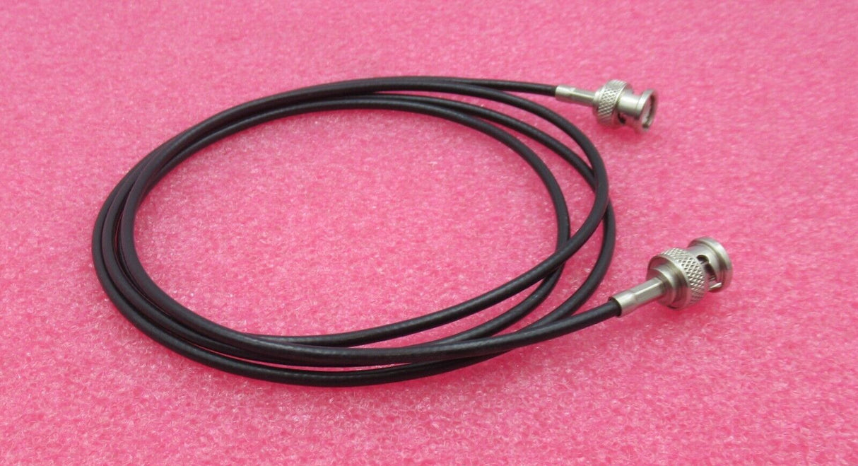 BNC-Stecker gerade zum BNC-Stecker gerade 1,6 m schwarzes Koaxial-HF-Kabel
