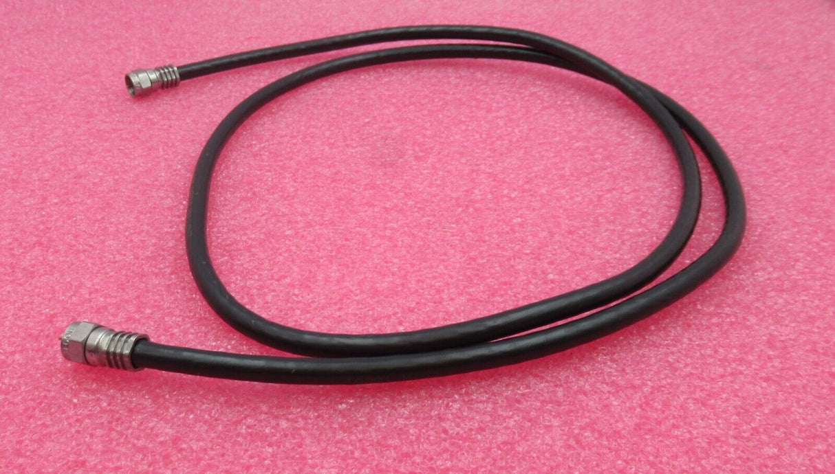 Konvolut 4 x F-Stecker auf F-Stecker, 1,2 m, schwarz, HF-Koaxialkabel