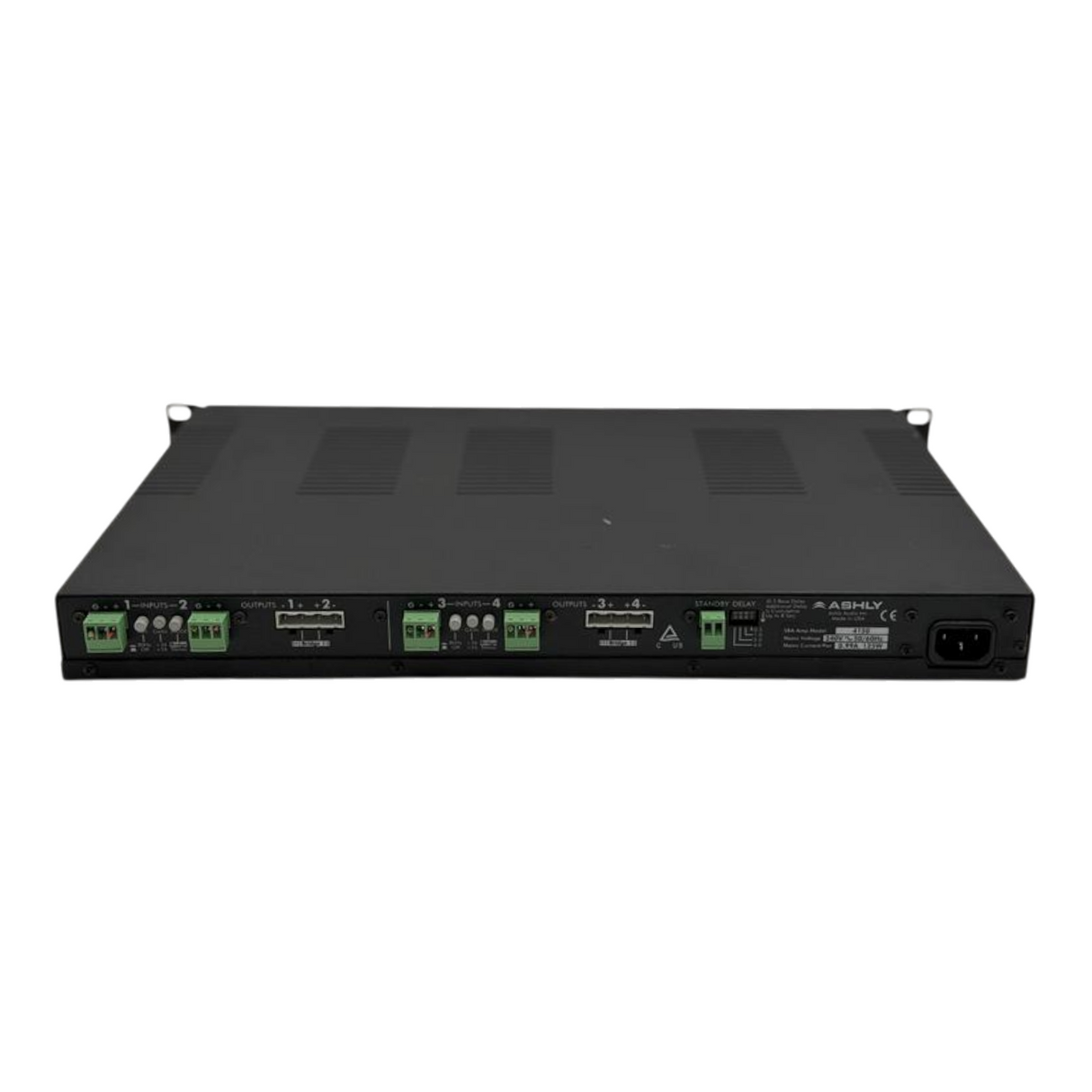 Ashly Audio SRA 4150 4x150W Class D Convection 1U Rack 4 Channel Power Amplifier2