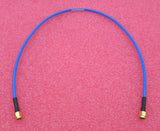 SMA Plug Male Straight To SMA Plug Male Straight 0.5M Blue Coaxial RF Cable