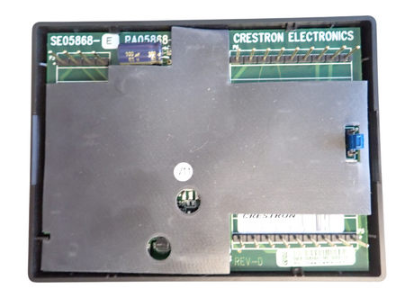 Crestron CHV TSTAT Black Faceplate Wall Mount Heating And Cooling Thermostat1