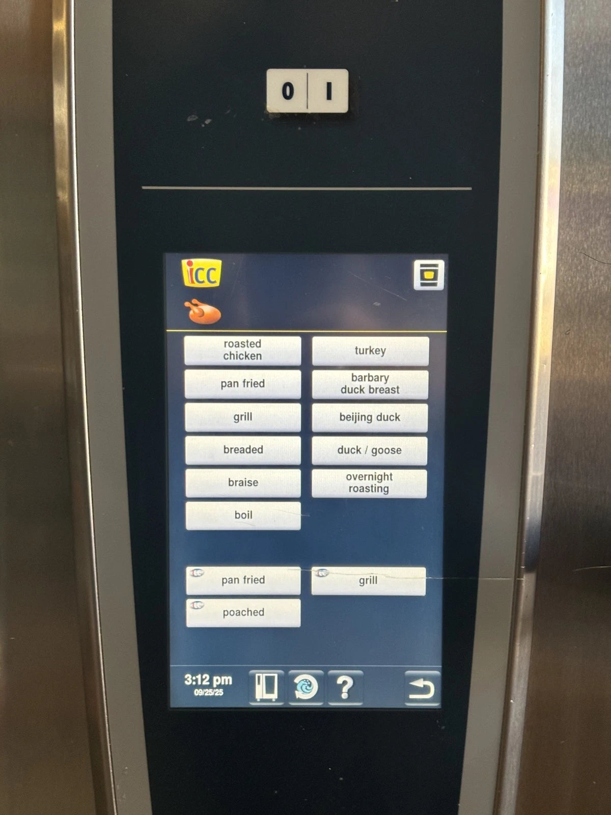 Rational SCC WE 61 Commercial 6 Grid Combi 32A 3-Phase Electric Oven with Stand