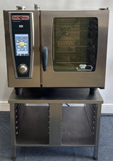 Rational SCC WE 61 Commercial 6 Grid Combi 32A 3-Phase Electric Oven with Stand