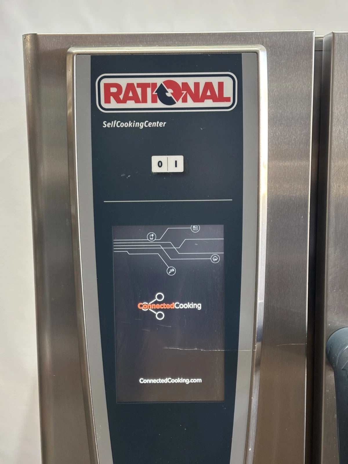 Rational SCC WE 61 Commercial 6 Grid Combi 32A 3-Phase Electric Oven with Stand